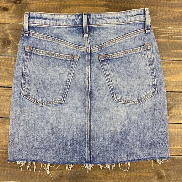 rag & bone NEW YORK Women's Blue Jean Denim Skirt Size 26 - Picture 5 of 9